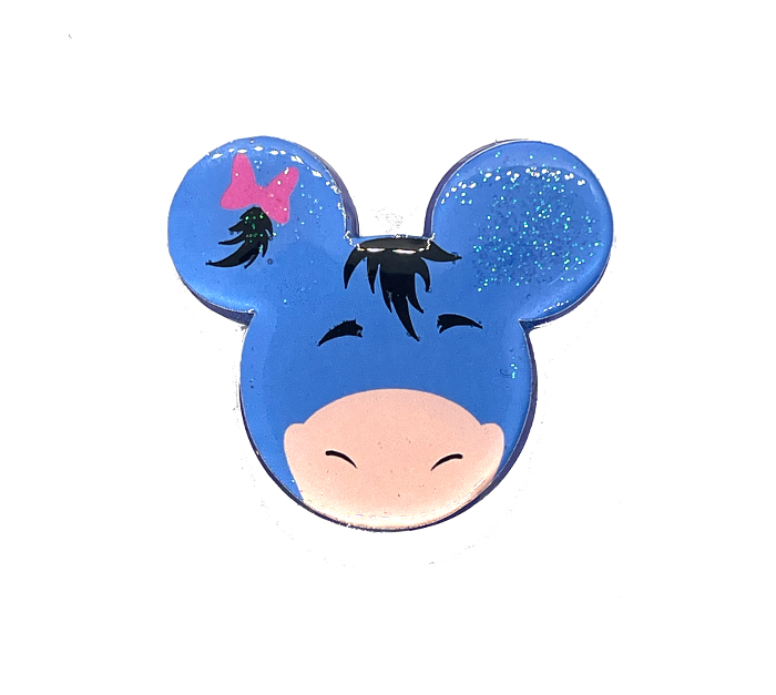 Blue Coquette Donkey ID Badge Reel